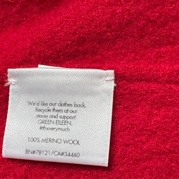 Eileen Fisher Vibrant Red Women's Cardigan XL - Picture 8 of 8